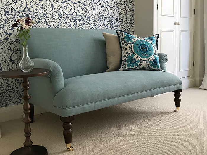 2 Midhurst 2 Seater Sofa in Tough as Houses Tuscany Soft Teal